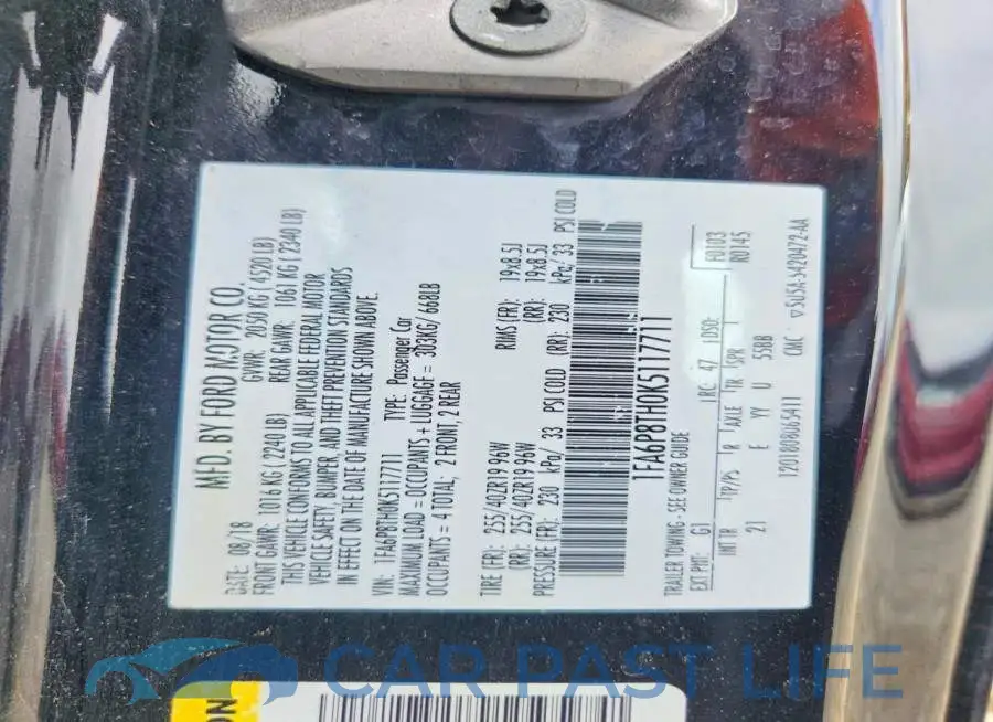 1FA6P8TH0K5117711# 13
