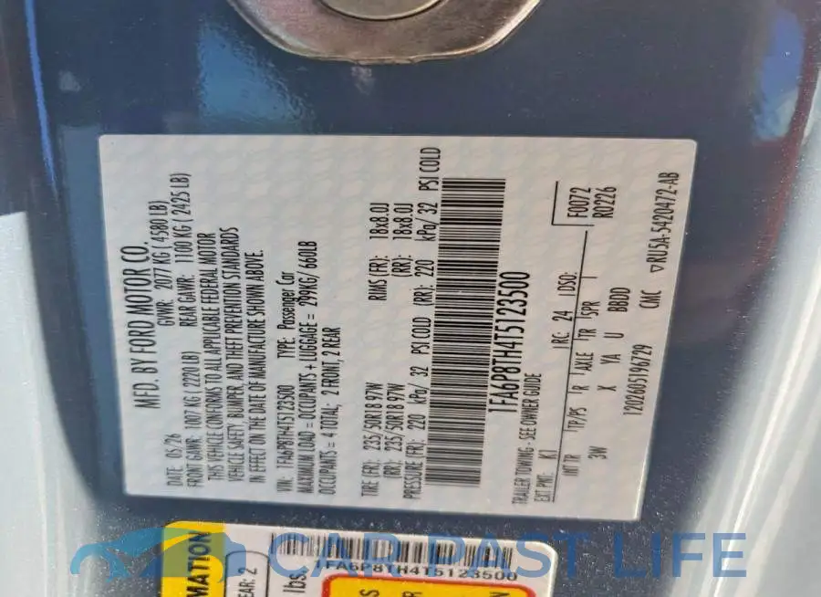 1FA6P8TH4T5123500# 13