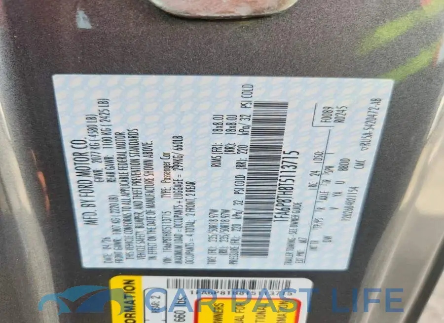 1FA6P8TH8T5113715# 12
