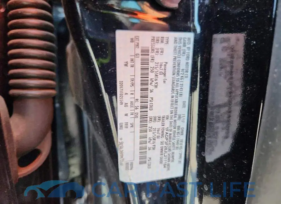 1FADP3F28JL211184# 13