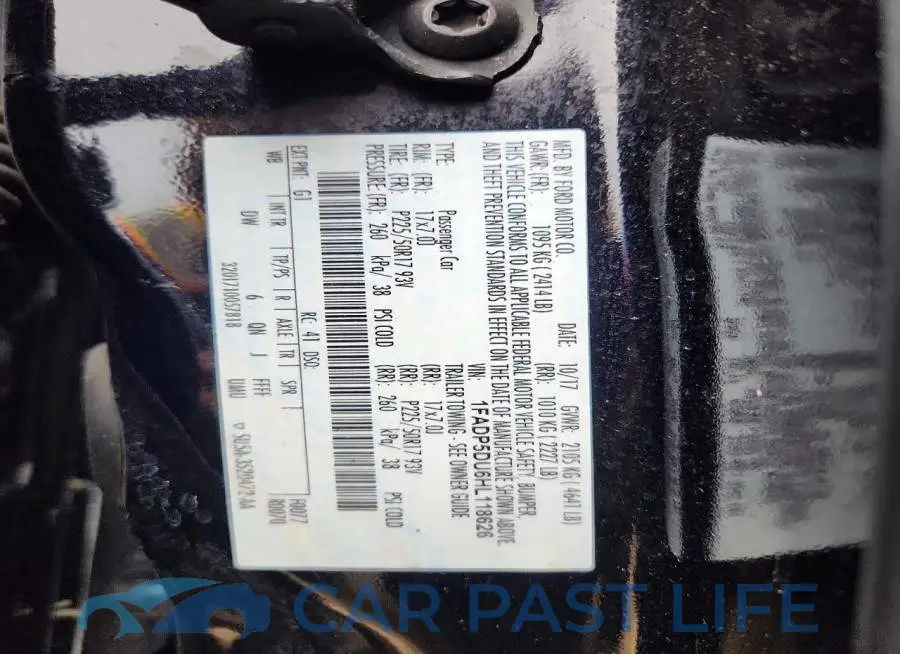 1FADP5DU6HL118626# 13