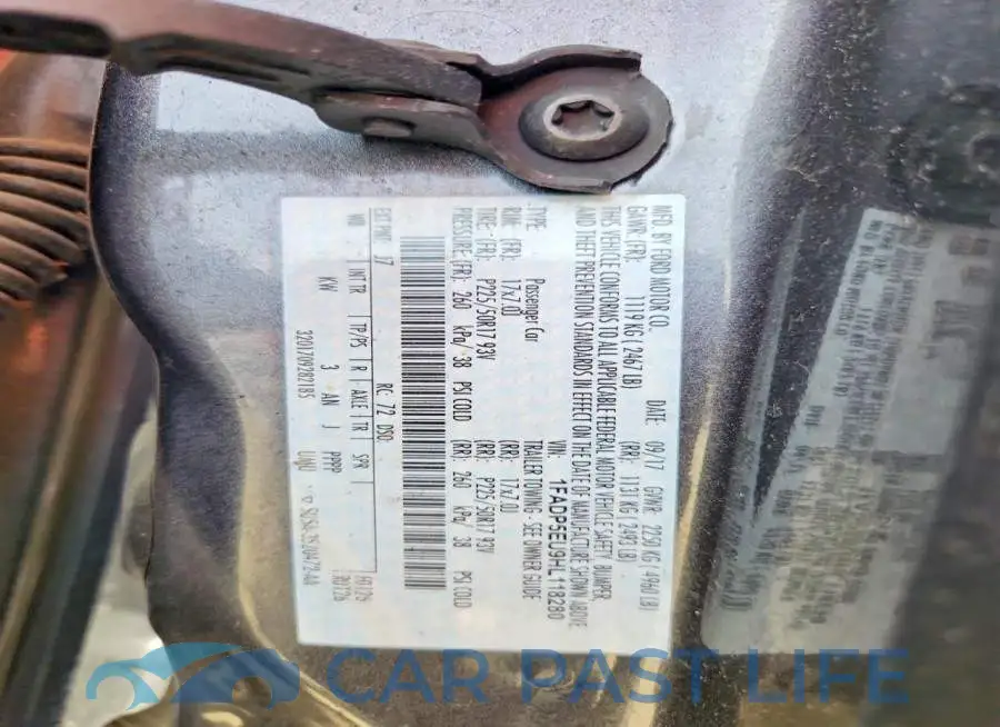 1FADP5EU9HL118280# 14