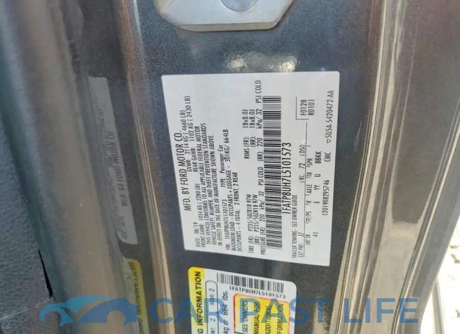 1FATP8UH7L5101573# 12