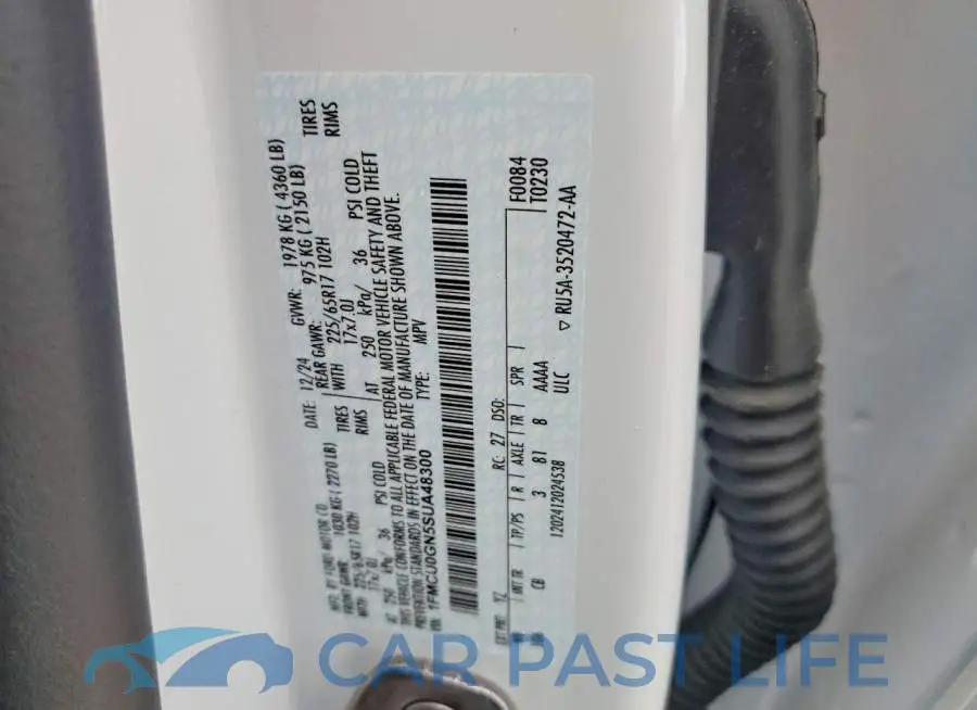 1FMCU0GN5SUA48300# 13