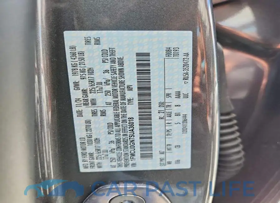 1FMCU0GN7SUA36018# 13