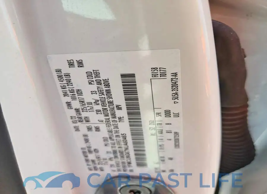 1FMCU9G67NUA60465# 13