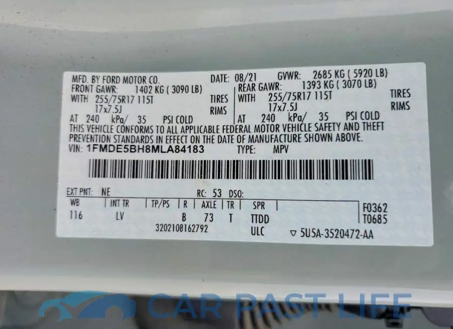 1FMDE5BH8MLA84183# 13