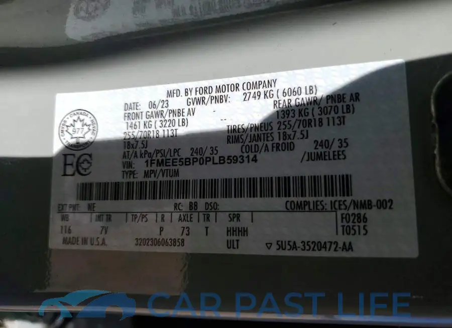 1FMEE5BP0PLB59314# 14