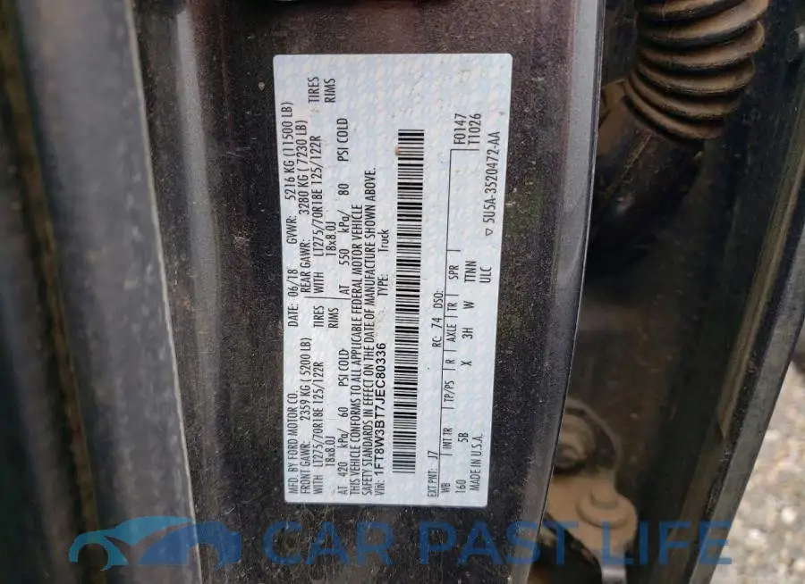 1FT8W3BT7JEC80336# 13