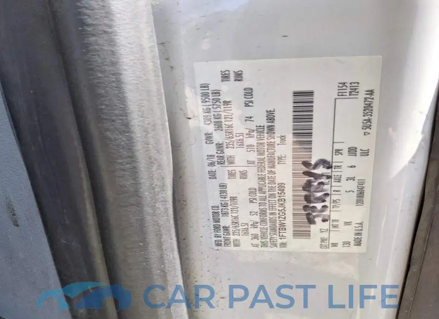 1FTBW1ZG5JKB15499# 13