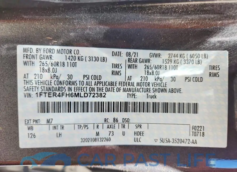 1FTER4FH6MLD72382# 13