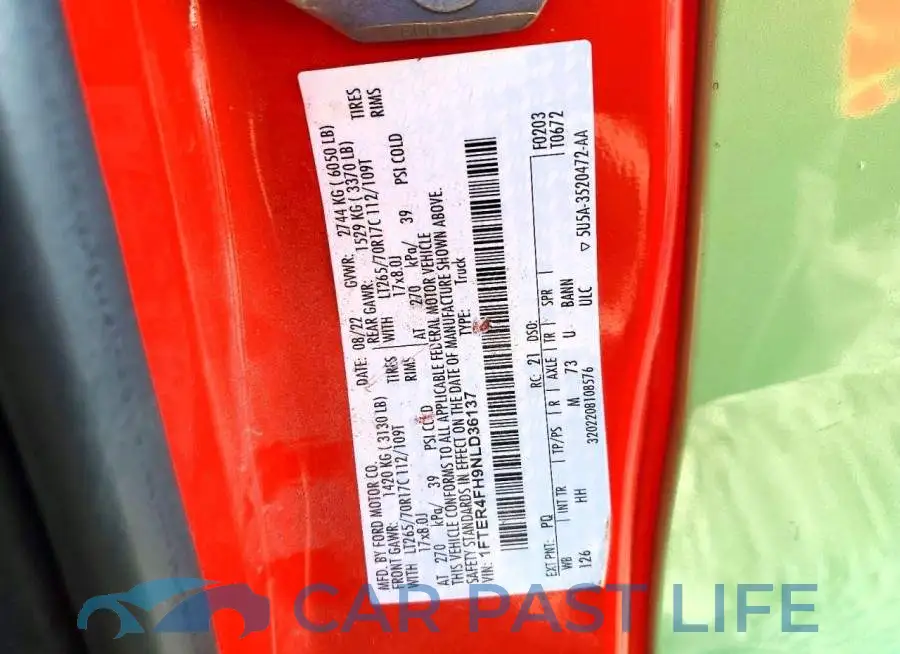 1FTER4FH9NLD36137# 12