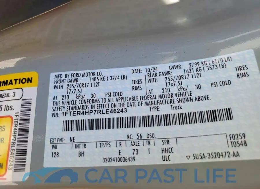 1FTER4HP7RLE46243# 12