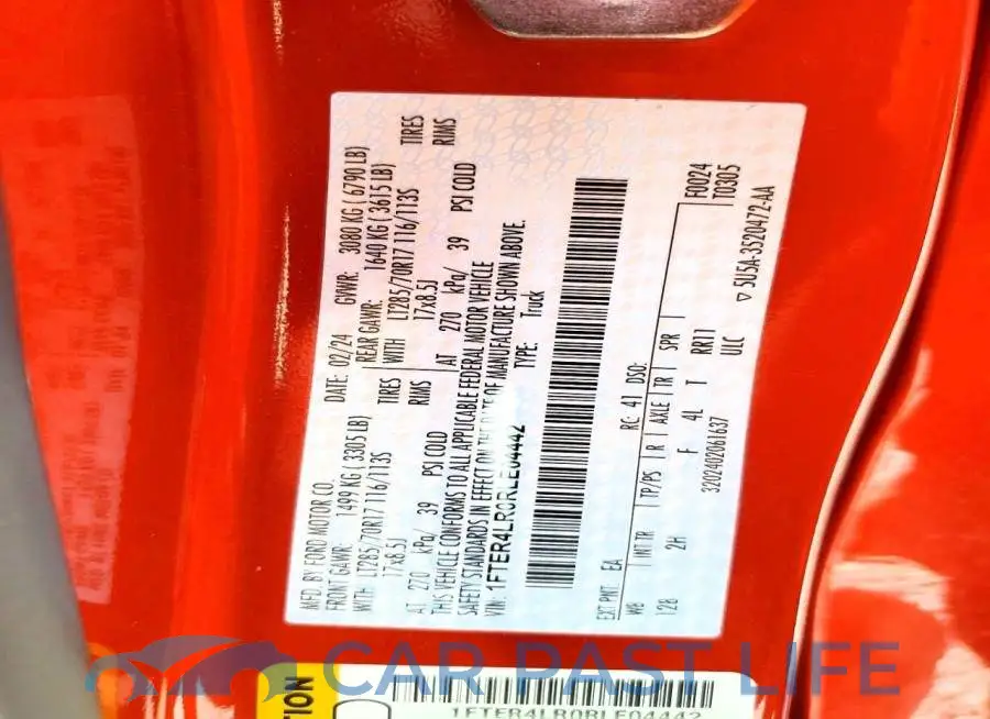 1FTER4LR0RLE04442# 13