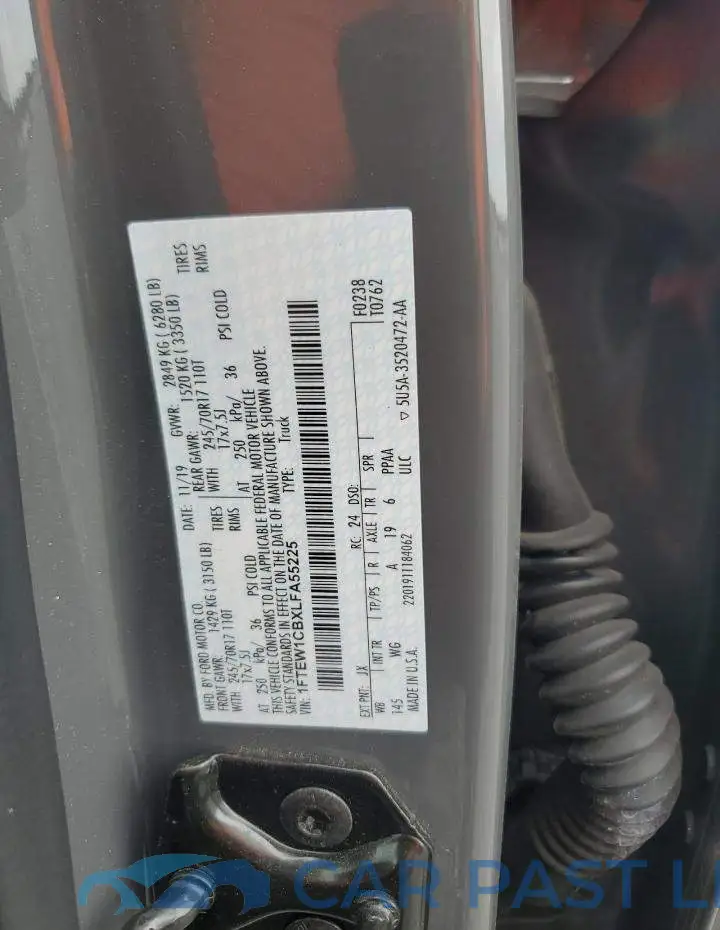 1FTEW1CBXLFA55225# 12