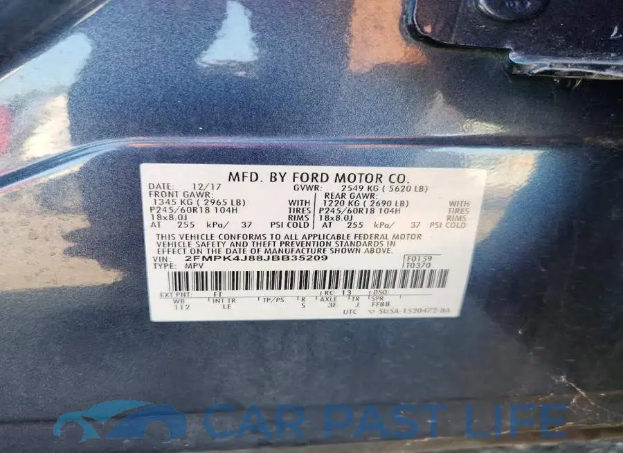 2FMPK4J88JBB35209# 13