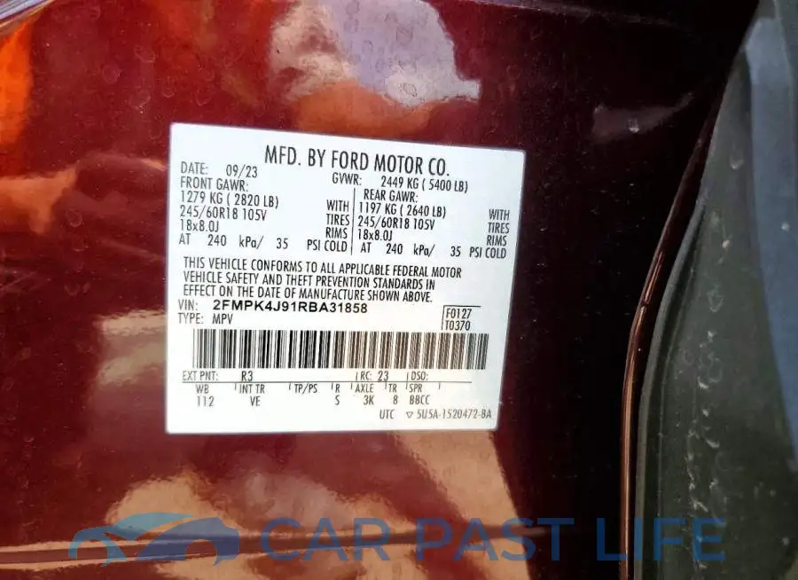 2FMPK4J91RBA31858# 13