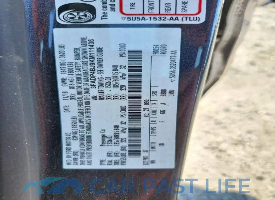 3FADP4BJ9KM111436# 13