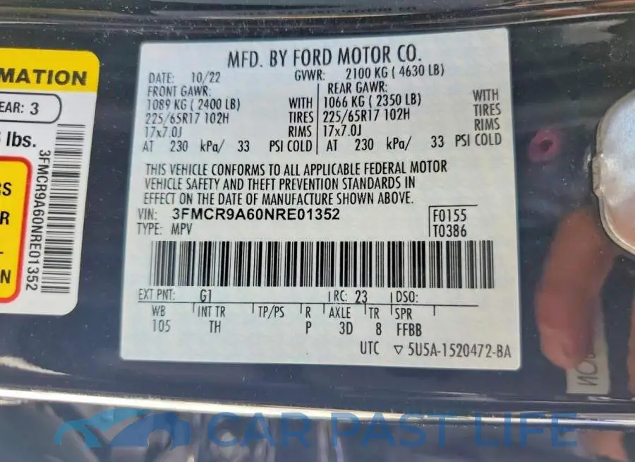 3FMCR9A60NRE01352# 13