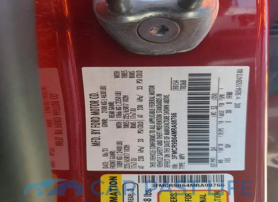 3FMCR9B64MRA98766# 12