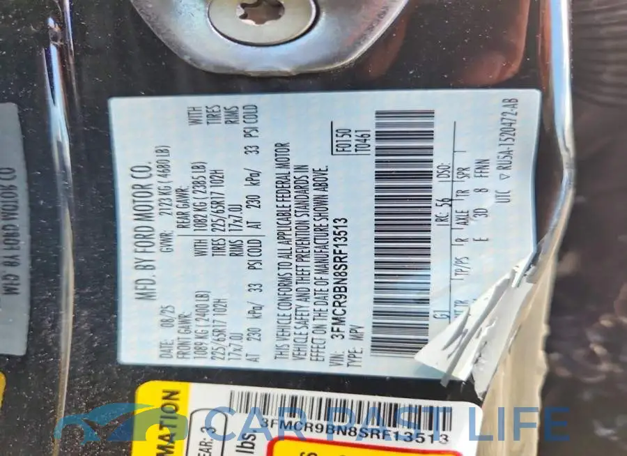 3FMCR9BN8SRF13513# 13