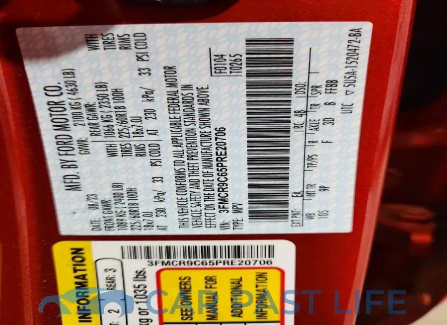 3FMCR9C65PRE20706# 13