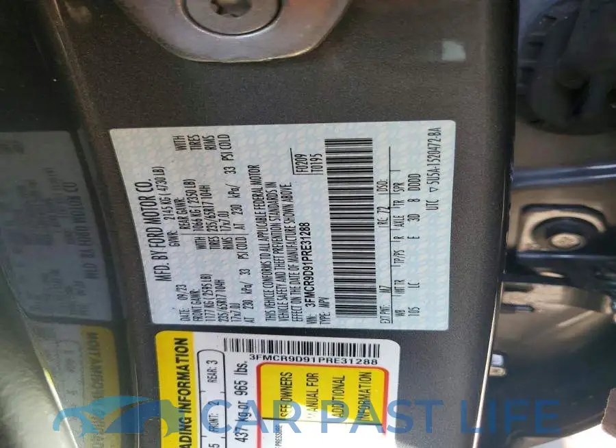 3FMCR9D91PRE31288# 13