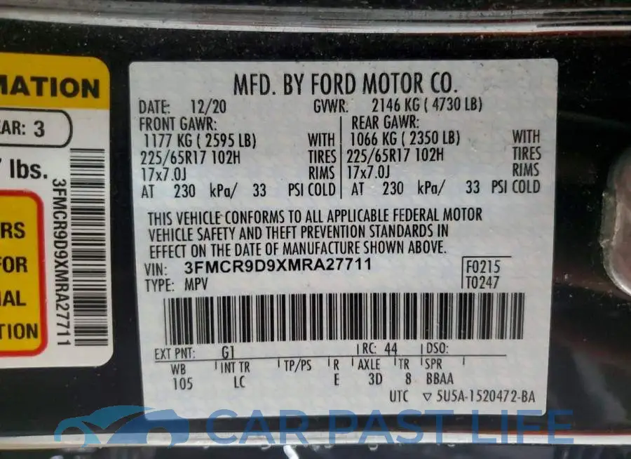 3FMCR9D9XMRA27711# 13