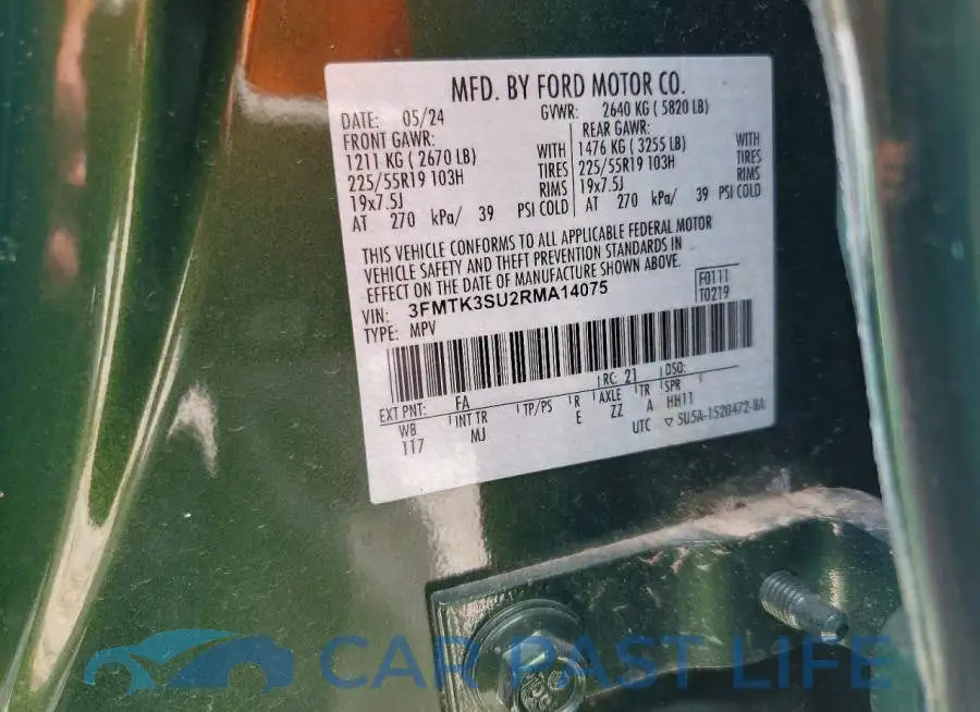 3FMTK3SU2RMA14075# 13