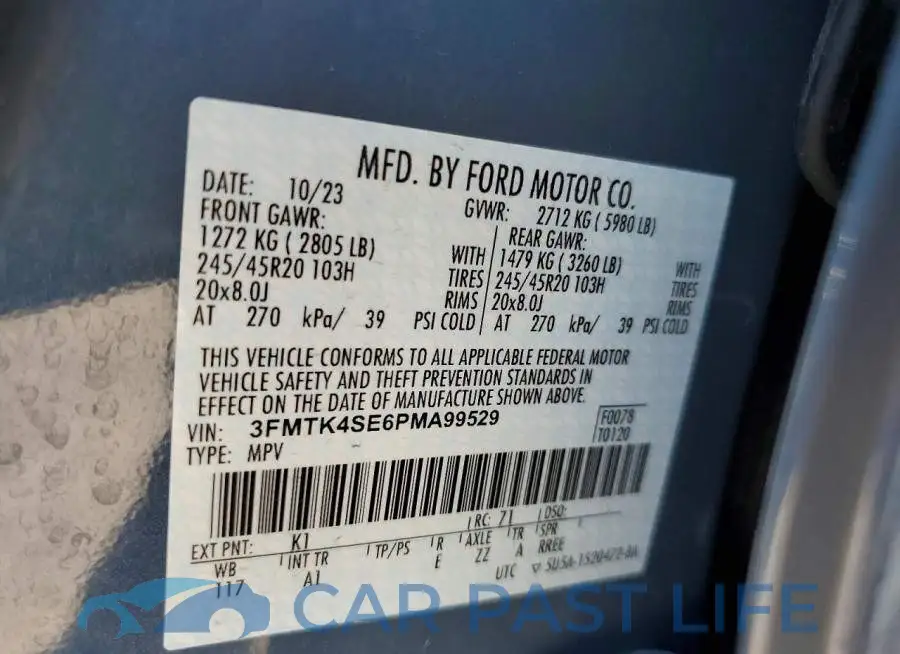 3FMTK4SE6PMA99529# 13