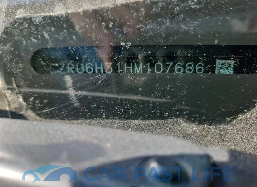 3CZRU6H31HM107686# 12