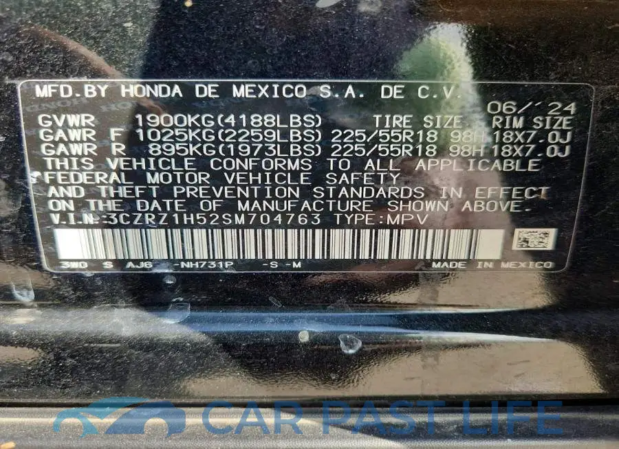 3CZRZ1H52SM704763# 13