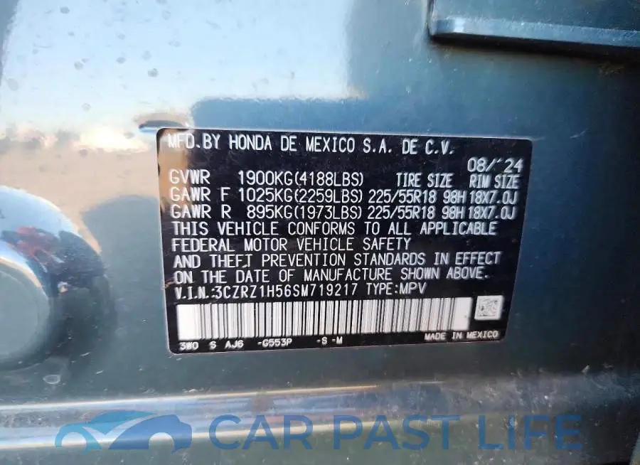 3CZRZ1H56SM719217# 13