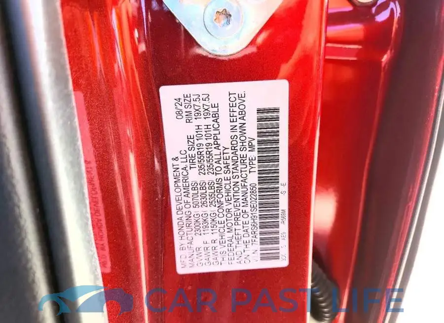 7FARS6H91SE022850# 13