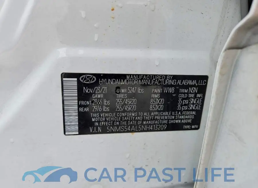 5NMS54AL5NH413209# 13