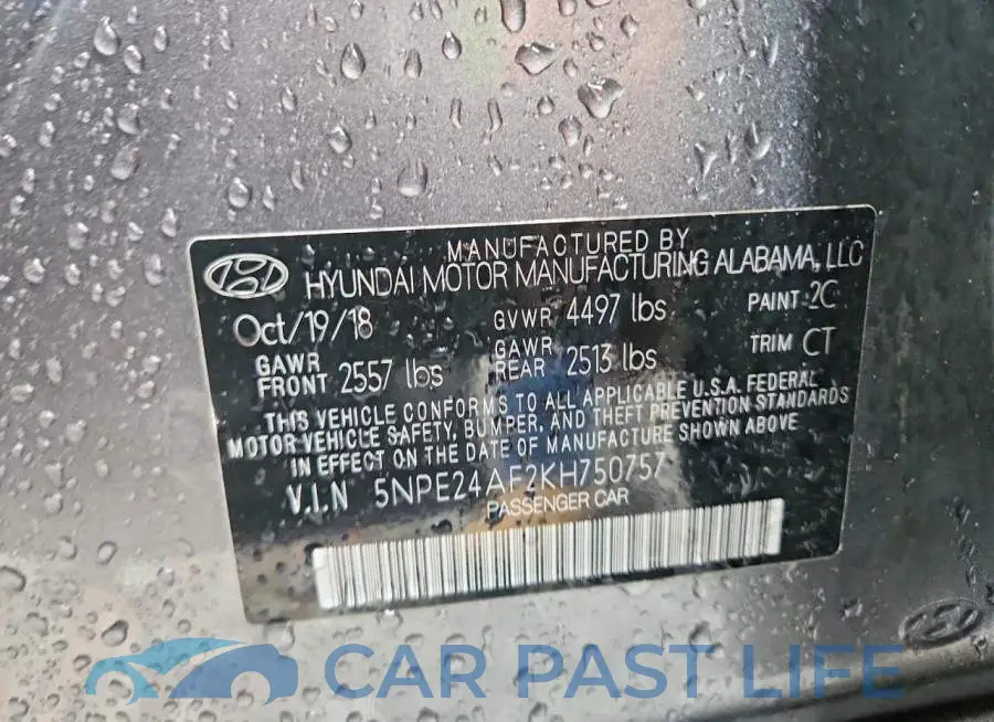5NPE24AF2KH750757# 12