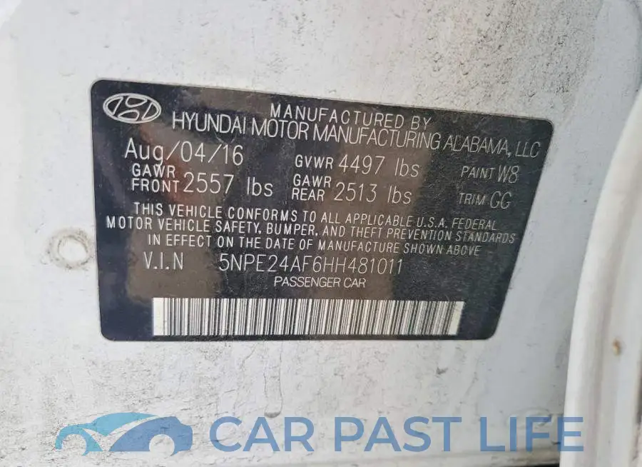 5NPE24AF6HH481011# 12