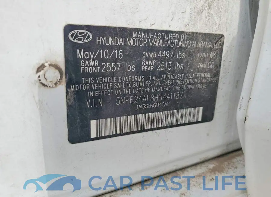 5NPE24AF8HH441187# 13