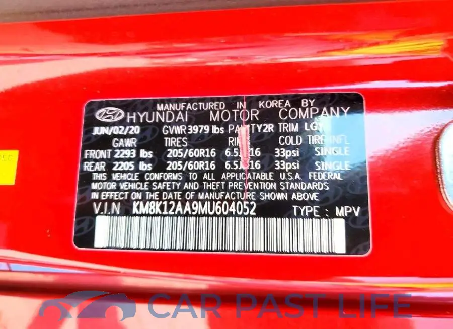 KM8K12AA9MU604052# 13