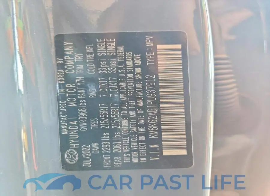 KM8K62AB1PU937912# 14