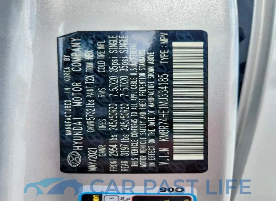 KM8R74HE1MU334185# 14