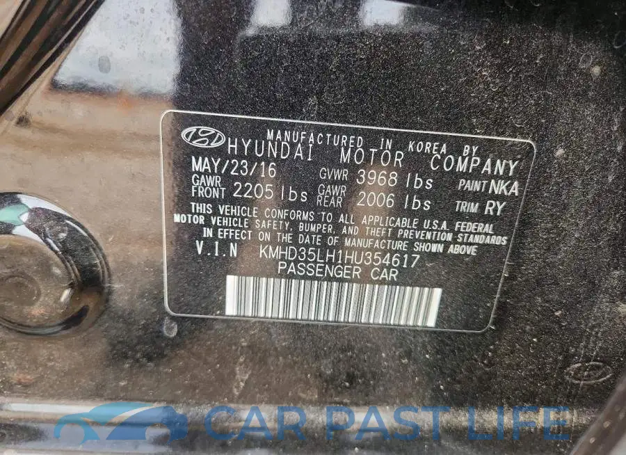 KMHD35LH1HU354617# 13