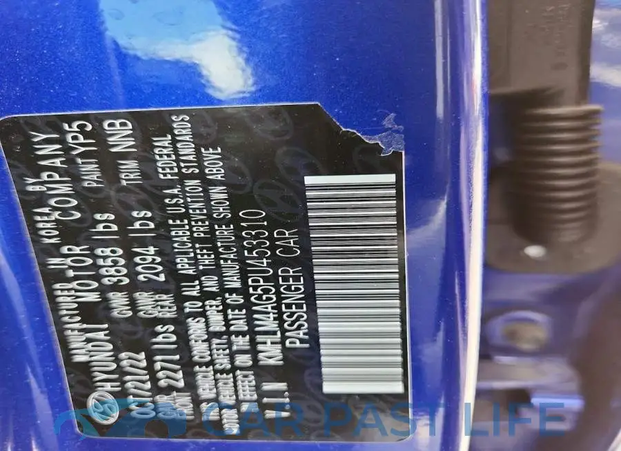 KMHLM4AG5PU453310# 12