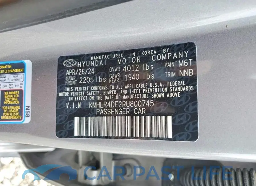 KMHLR4DF2RU800745# 12