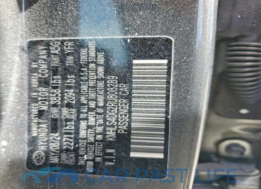 KMHLS4DG2RU808289# 13