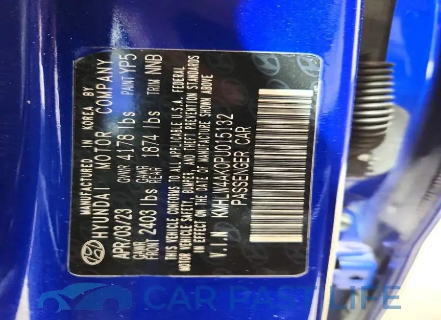 KMHLW4AK0PU015132# 12