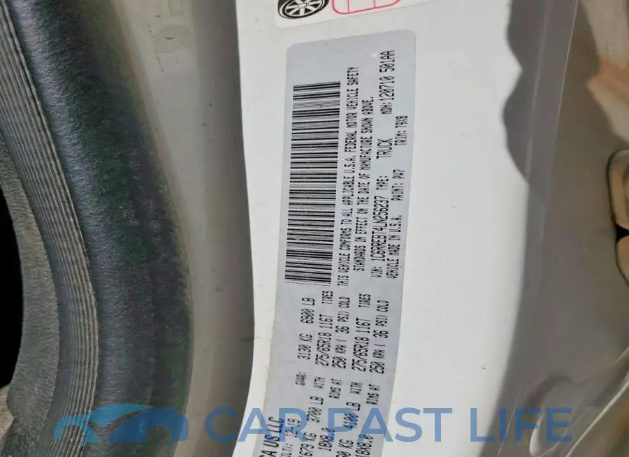 1C6RREBT4LN256237# 12