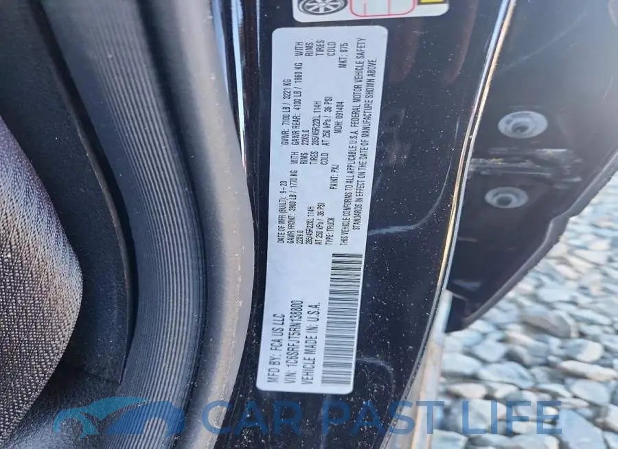 1C6SRFJT5RN138800# 12