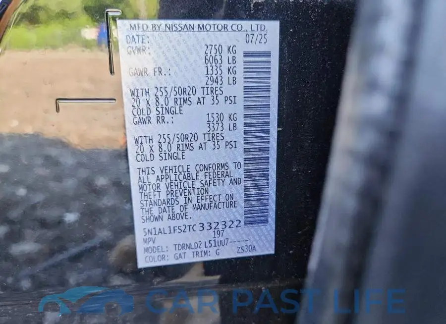 5N1AL1FS2TC332322# 14
