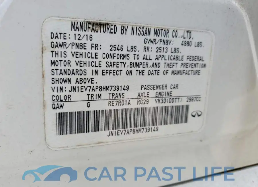 JN1EV7AP8HM739149# 12